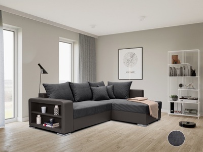 COLLECTION AB, COLLECTION AB Ecksofa »John L-Form«, Regalarmlehne,Bettfunktion,Bettkasten,Ottomane beiseitig montierbar, COLLECTION AB Ecksofa »John L-Form«, Regalarmlehne,Bettfunktion,Bettkasten,Ottomane beiseitig montierbar