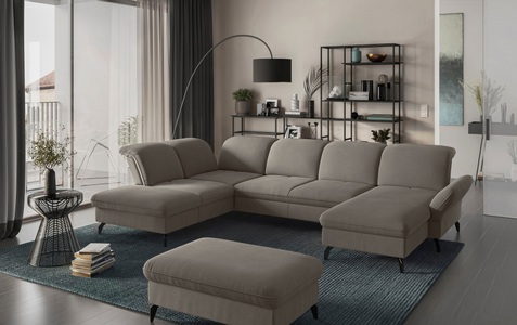 sit&more Wohnlandschaft, Wahlweise mit Bett-, Kopfteil - und Armlehnfunktion, sowie Bettkasten