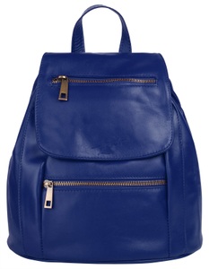 SAMANTHA LOOK, Samantha Look Cityrucksack, echt Leder, Made in Italy, Samantha Look Cityrucksack, echt Leder, Made in Italy