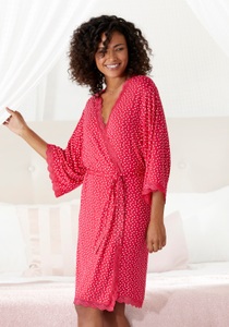 S.Oliver, s.Oliver Kimono, mit Herzchendruck und Spitze, 