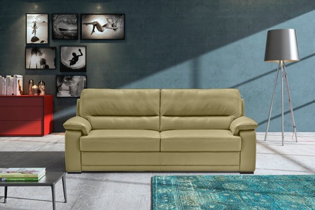 Egoitaliano, Egoitaliano 2,5-Sitzer »Doris«, Egoitaliano 2,5-Sitzer »Doris, modernes Designersofa, Ledersofa mit erstklassiger Sitzqualität« edle Detailverarbeitung, perfekte Polsterung, aus hochwertigem Leder