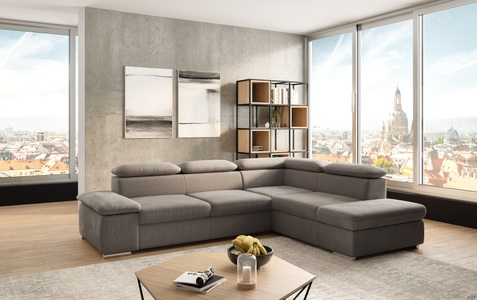SIT&MORE, Ecksofa Valantine V, wahlweise mit Bettfunktion, sit&more Ecksofa »Valentine L-Form, B: 272 cm« mit Arm- & Kopfteilverstellung, optional mit Bettfunktion