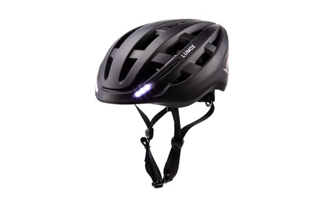 Lumos, Lumos - Fahrradhelm Lite 2 - Schwarz, Lumos Velohelm «Kickstart», integrierte Blinker, 500 Lumen