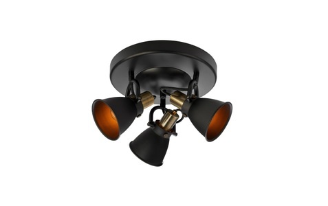 Markslöjd - Spot ALTON - Metall - schwarz - 20 cm