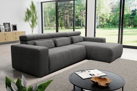 DOMO collection Ecksofa »Brandon grosse Ausführung B/T/H: 289/177/80 cm«
