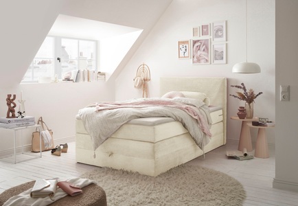 ED EXCITING DESIGN Boxspringbett »Luzern«, inkl. Bettkasten