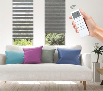 GOOD LIFE, Elektrisches Rollo »Wood - SMART HOME«, Good Life, Lichtschutz, ohne Bohren