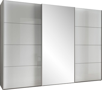 Wiemann, WIEMANN Schwebetürenschrank »Kos«, mit Spiegeltür und Schattenfuge, WIEMANN Schwebetürenschrank »Kos«, mit Spiegeltür und Schattenfuge