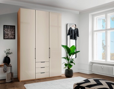 Wiemann, WIEMANN Drehtürenschrank »Monaco«, mit Glasfront sowie hochwertigen Beschlägen inkl. Dämpfung, WIEMANN Drehtürenschrank »Monaco«, mit Glasfront sowie hochwertigen Beschlägen inkl. Dämpfung
