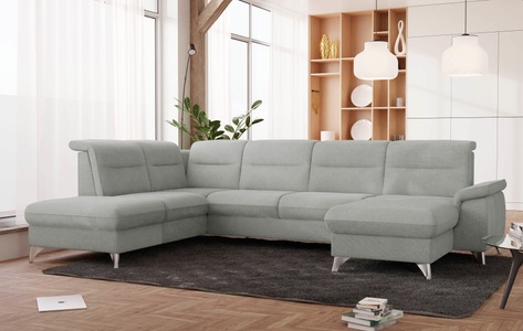 SCHÖNER WOHNEN LAMINAT, SCHÖNER WOHNEN LAMINAT Wohnlandschaft, wahlweise mit motorischer Relaxfunktion, sit&more Wohnlandschaft »Astoria U-Form«, wahlweise mit motorischer Relaxfunktion