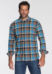 MAN´S WORLD, Man's World Flanellhemd, in weicher Baumwolle, Man's World Flanellhemd mit 2 Brusttaschen