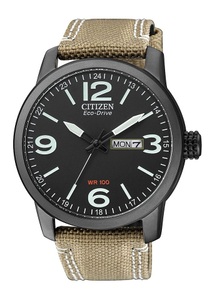 Citizen, Citizen Solaruhr »BM8476-23EE«, Citizen - Analoguhr, EcoDrive, 42mm, Beige