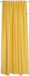 Schöner Wohnen Kollektion, SCHÖNER WOHNEN-Kollektion Vorhang »Soft«, (1 St.), mit Lederapplikation, SCHÖNER WOHNEN-Kollektion Vorhang »Soft«, (1 St.), mit Lederapplikation