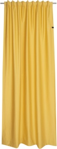 Schöner Wohnen Kollektion, SCHÖNER WOHNEN-Kollektion Vorhang »Soft«, (1 St.), mit Lederapplikation, SCHÖNER WOHNEN-Kollektion Vorhang »Soft«, (1 St.), mit Lederapplikation