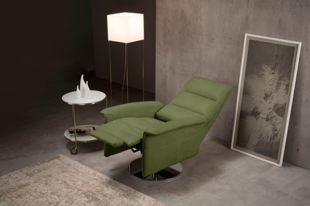 Egoitaliano, Egoitaliano Sessel »Kelly«, drehbar, manuelle Relaxfunktion mit Push-Back-Mechanismus, Egoitaliano Sessel »Kelly Designsessel«, drehbar, manuelle Relaxfunktion mit Push-Back-Mechanismus