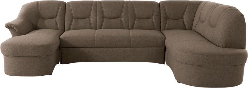 DOMO collection, DOMO collection Wohnlandschaft »Sarafina«, wahlweise mit Bettfunktion, optional mit Federkern, DOMO collection Wohnlandschaft »Sarafina U-Form«, wahlweise mit Bettfunktion, optional mit Federkern