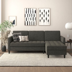 Dorel Home, Dorel Home Ecksofa »Presley«, Ecksofa mit Bett-Funktion und Stauraum, verstellbare Rückenlehne, Dorel Home Ecksofa »Presley, L-Form,« Ecksofa mit Bett-Funktion und Stauraum, verstellbare Rückenlehne