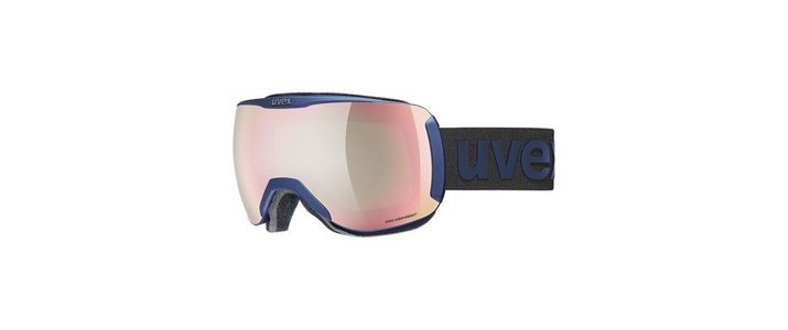 Uvex, Uvex Skibrille Downhill 2100 WE - Navy Mat SL/Rose-Green, Uvex downhill 2100 WE CV Skibrille / Snowboardbrille dunkelblau