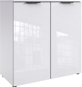 Wimex, Wimex Kommode »level36 D by fresh to go«, 2-türig mit soft-close Funktion, lackierte Front, schwarze Griffe, Wimex Kommode »level36 D by fresh to go«, 2-türig mit soft-close Funktion, lackierte Front, schwarze Griffe