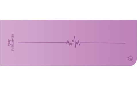 Airex, Airex Yogamatte Heartbeat, Pink, AIREX Yogamatte Heartbeat pink