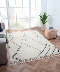 Myflair Möbel & Accessoires Hochflor-Teppich »Moroccan Drawline«, rechteckig, modern, marokkanisches Design, flauschig weich durch Hochflor