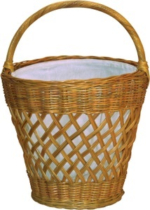 undefined, Wäschekorb, (1 St.), aus Rattan mit praktischem Tragegriff, HOFMANN LIVING AND MORE Wäschekorb, (1 St.), aus Rattan mit praktischem Tragegriff