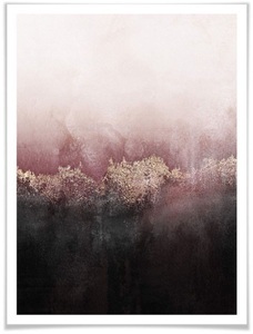 Wall-Art, Wall-Art Poster »Rosa Himmel«, Himmel, (1 St.), Wall-Art Poster »Rosa Himmel«, Himmel, (1 St.), Poster ohne Bilderrahmen
