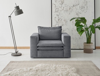 Places of Style Sessel »PIAGGE«, Hochwertiger Cord- passend zur Serie PIAGGE