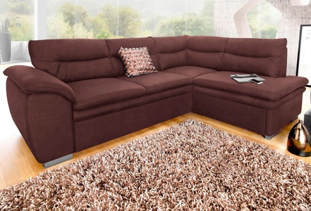Cotta, COTTA Ecksofa, wahlweise mit Bettfunktion und Bettkasten, COTTA Ecksofa »Leandra L-Form«, wahlweise mit Bettfunktion und Bettkasten