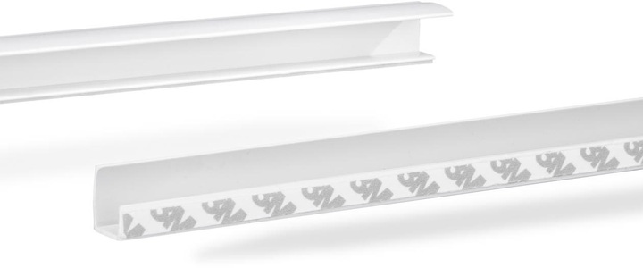 LICHTBLICK ORIGINAL, LICHTBLICK ORIGINAL Seitenführungsschienen »Seitenschiene für Rollo, selbstklebend, Länge 150 cm, kürzbar«, (2 St.), Kunstoffprofil zur Seitenführung von Verdunkelungsrollos., LICHTBLICK ORIGINAL Seitenführungsschienen »Seitenschiene für Rollo, selbstklebend, Länge 150 cm, kürzbar«, (2 St.), Kunstoffprofil zur Seitenführung von Verdunkelungsrollos.