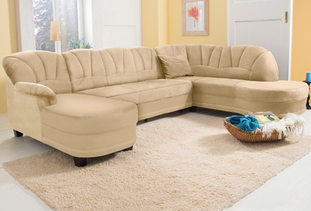 HOME AFFAIRE, Home affaire Wohnlandschaft »Camelita«, wahlweise mit Bettfunktion, 