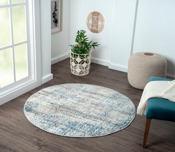 Myflair Möbel & Accessoires Teppich »My Look 2«, rund, Kurzflor, Ethno-Design, besonders weich durch Microfaser