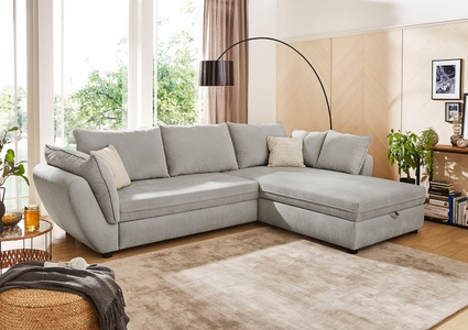 Jockenhöfer Gruppe, Jockenhöfer Gruppe Ecksofa »Jerez«, mit Bett-und Relaxfunktion,Stauraum/Bettkasten,Wellenfederung,Ottomane, Jockenhöfer Gruppe Ecksofa »Jerez L-Form«, mit Bett-und Relaxfunktion,Stauraum/Bettkasten,Wellenfederung,Ottomane