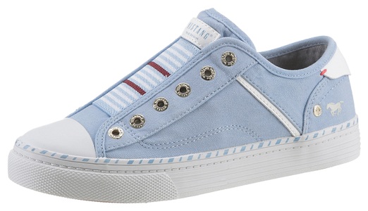 MUSTANG SHOES, Mustang Shoes Slip-On Sneaker, mit praktischem Gummizug, 