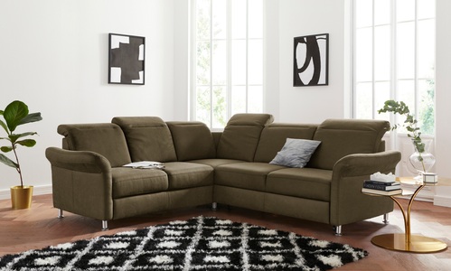 sit&more Ecksofa, inklusive Federkern, wahlweise mit Kopfteilverstellung, Bettfunktion und Schubladenstauraum