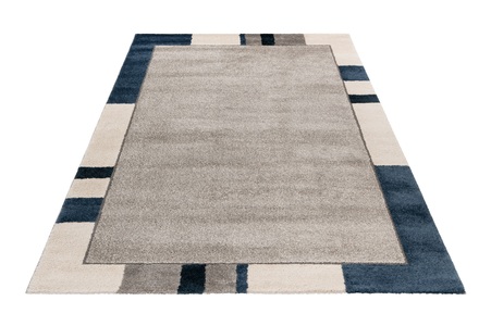 Obsession, Obsession Teppich »My Frisco 281«, rechteckig, Uni Farben, mit moderner Bordüre, Wohnzimmer, Schlafzimmer, Obsession Teppich »My Frisco 281«, rechteckig, 12 mm Höhe, Uni Farben, mit moderner Bordüre, Wohnzimmer, Schlafzimmer