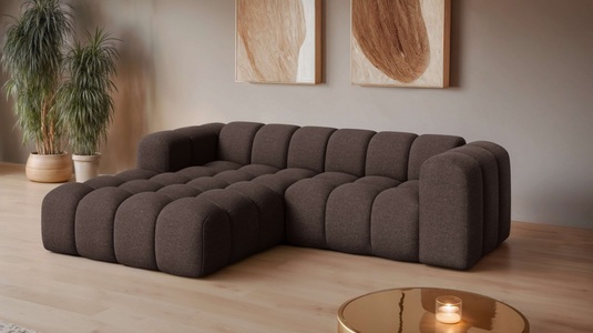 GOODproduct, GOODproduct Ecksofa »KALLIE Design-Sofa mit Wellenunterfederung, Bubble-Optik, 248/186/72cm« moderne Steppung, hoher Sitzkomfort und modernes Design, GOODproduct Ecksofa »KALLIE L-Form, 248 cm - OTTO. Verlässliche Qualität.« Bubble Optik, moderne Steppung, hoher Sitzkomfort