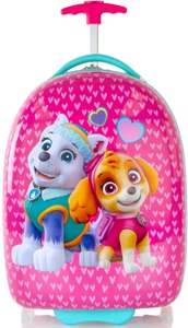 Heys Kinderkoffer »Paw Patrol, Rosa«, 2 Rollen, in runder Form