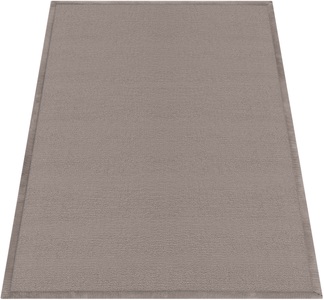 Paco Home Teppich »Tatami 475«, rechteckig, Kurzflor, Uni-Farben, mit Memory Foam, waschbar