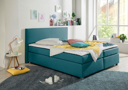 INOSIGN Boxspringbett »Eliana«, inkl. Topper, in 4 Breiten, 3 Matratzenarten und 2 Härtegraden