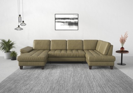 SIT&MORE, sit&more Wohnlandschaft, wahlweise mit Bettfunktion, Bettkasten, Sitztiefenverstellung, sit&more Wohnlandschaft »Westham U-Form«, wahlweise mit Bettfunktion, Bettkasten, Sitztiefenverstellung
