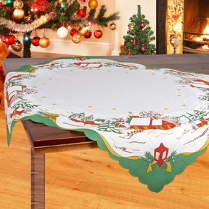 Delindo Lifestyle, Delindo Lifestyle Mitteldecke »Weihnachtskirche«, gedrucktes Design, blickdichter Stoff, Delindo Lifestyle Mitteldecke »Weihnachtskirche«, gedrucktes Design, blickdichter Stoff