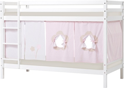 Hoppekids, Hoppekids Etagenbett, Liegefläche 90x200 cm, mit Textilset und wahlweise mit Matratze, 