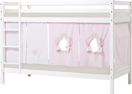 Hoppekids, Hoppekids Etagenbett, Liegefläche 90x200 cm, mit Textilset und wahlweise mit Matratze, 