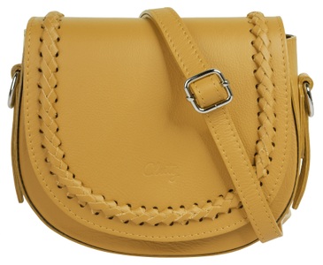 CLUTY, Cluty Umhängetasche, (1 tlg.), echt Leder, Made in Italy, Cluty Umhängetasche, echt Leder, Made in Italy