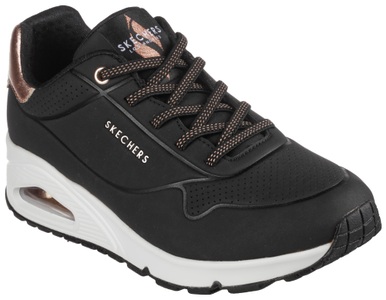 Skechers, Skechers Uno Damen Sneaker Schwarz, 