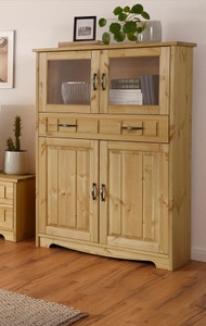 HOME AFFAIRE, Home affaire Highboard »Trinidad«, Home affaire Highboard »Trinidad«, Vitrine, Breite 102 cm