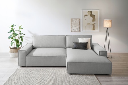 HOME AFFAIRE, Home affaire Ecksofa »NEU: SHERWOOD XXL 284, Big-Sofa L-Form, tiefe Sitzfläche 95 cm, Cord«, Recamiere rechts/links, als Schlafsofa stellbar, Cord u. Leinenoptik, Home affaire Ecksofa »NEU: SHERWOOD XXL 284, Big-Sofa L-Form, tiefe Sitzfläche 95 cm, Cord« Recamiere rechts/links, als Schlafsofa stellbar, Cord u. Leinenoptik