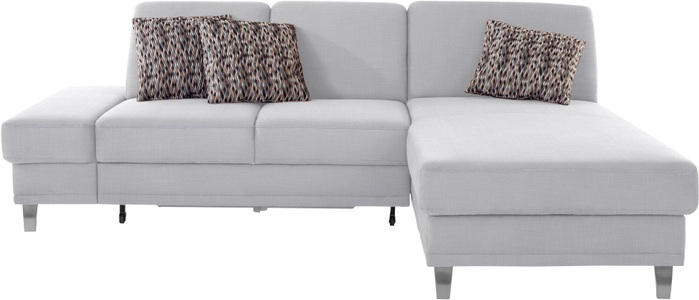 sit&more Ecksofa »Clio V«, wahlweise mit Bettfunktion oder Vorziehsitz und Bettkasten, Inklusive Federkern