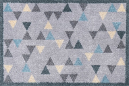 wash+dry by Kleen-Tex, wash+dry by Kleen-Tex Teppich »Triangles«, rechteckig, 9 mm Höhe, wash+dry by Kleen-Tex Teppich »Triangles«, rechteckig, 9 mm Höhe